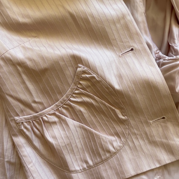 Agnes b. Paris Cropped Pink Jacket Sz 38 - Picture 6 of 7